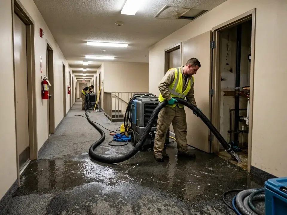 multi-unit-apartment-hallway-f-005 — frequently asked questions, Emergency Burst Pipe Water Extraction & Removal in Teays Va…